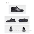 Lässiger Sport Slip On Lederschuh